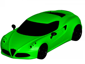 alfa romeo 4c 3D Model