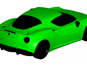 alfa romeo 4c 3D Model