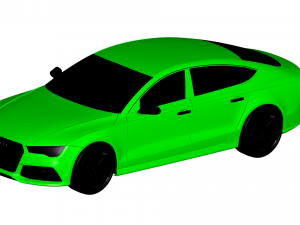 audi rs7 3Dモデル