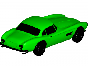 bmvv coupe 1959 Modello 3D