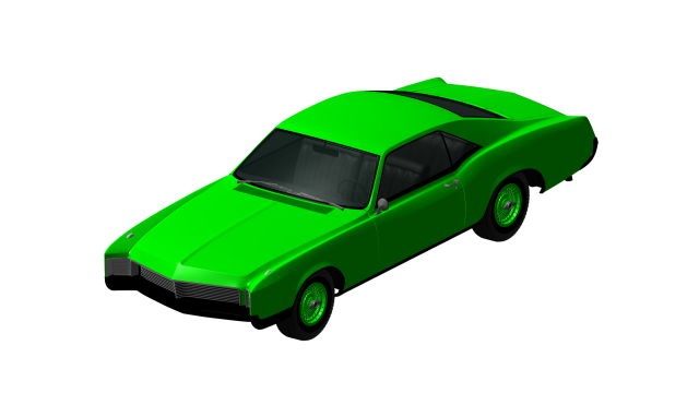 buick riviera 1966 3D Model .c4d .max .obj .3ds .fbx .stl .blend 