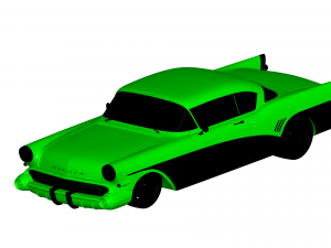 buick roadmaster 1957 3D Model