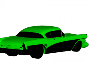 buick roadmaster 1957 3D Model