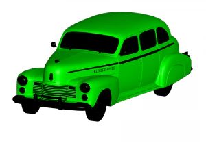 cadillac filowood 1941 3D Model