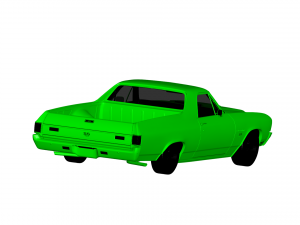 chevrolet el camino ss 1970 3Dモデル