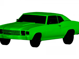 chevrolet chevelle ss 1971 Modello 3D