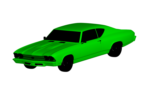 chevrolet chevelle ss 1969 Modèle 3D .c4d .max .obj .3ds .fbx .stl .blend 