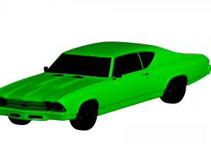 Chevrolet Chevelle SS 1969 3D Model