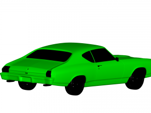 chevrolet chevelle ss 1969 Modèle 3D