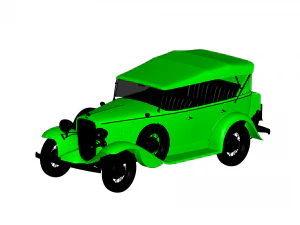 chevrolet confederado 1932 Modelo 3D
