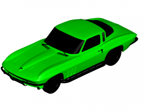 chevrolet corvette stingray 1965 3D Model