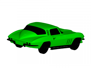 chevrolet corvette stingray 1965 3D Model