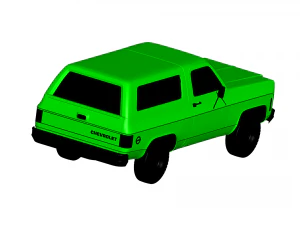 chevrolet blazer 1976 3D Model