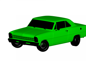 chevrolet nova ss 1966 3D Model