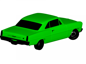 chevrolet nova ss 1966 Modello 3D