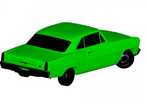 chevrolet nova ss 1966 3D Model
