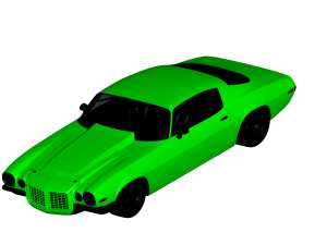 chevrolet camaro 1969 Modello 3D