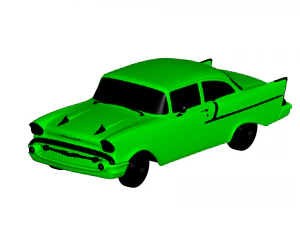 Chevrolet 1957 Modello 3D