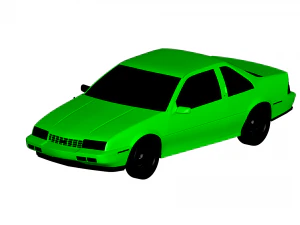 chevrolet beretta 1988 3D Model