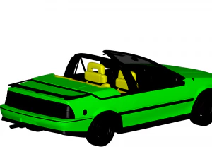 chevrolet beretta 1990 3D Model