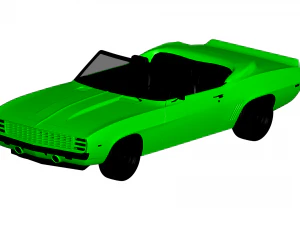 chevrolet camaro 69 3D Model