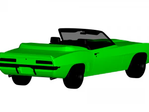 chevrolet camaro 69 3D Model