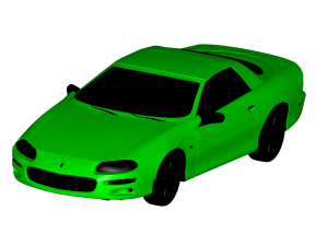 chevrolet camaro coupe Modelo 3D