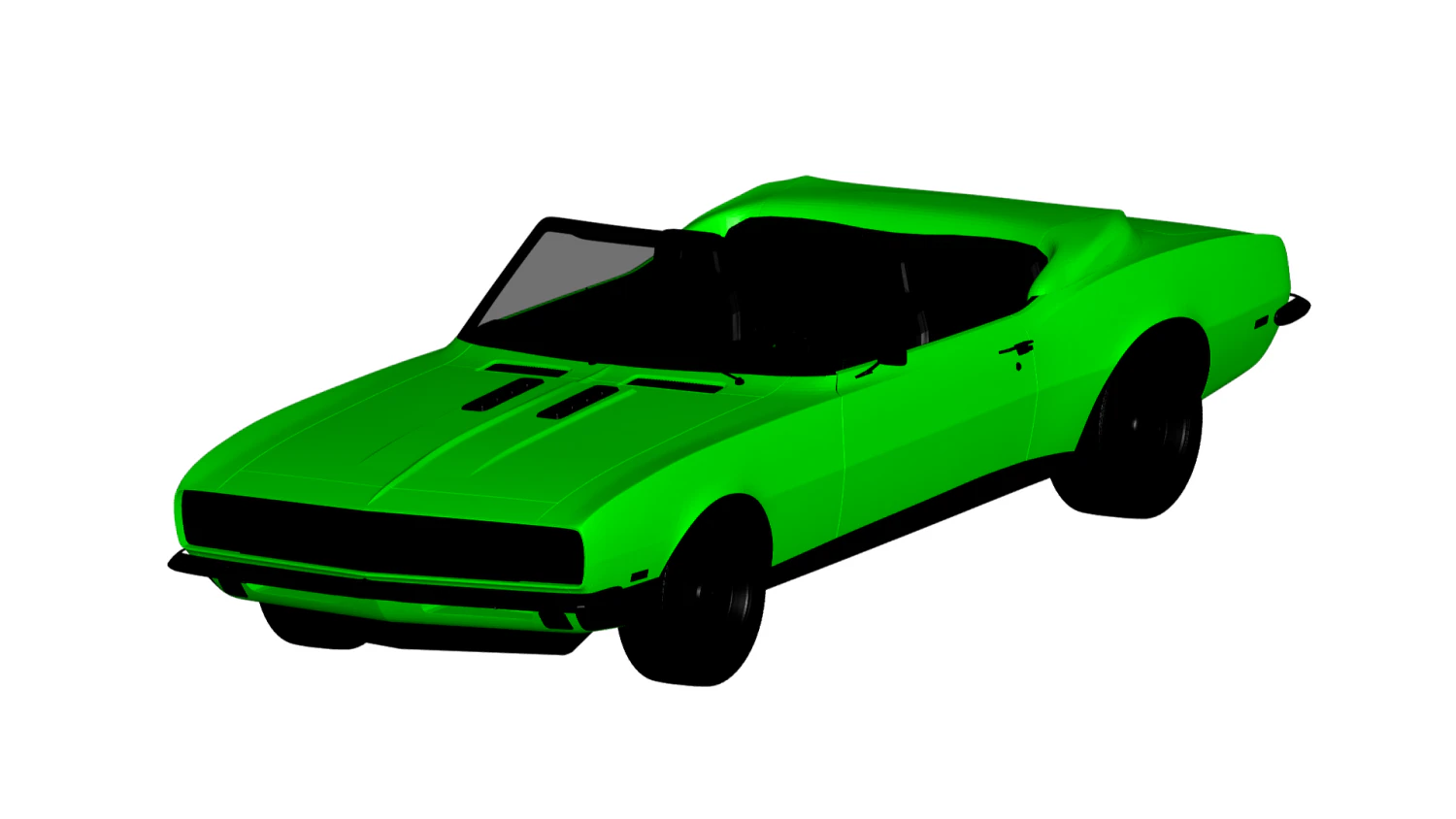 chevrolet camro ss 3D Model .c4d .max .obj .3ds .fbx .stl .blend 