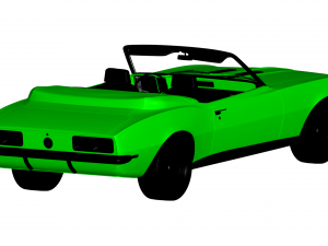 chevrolet camro ss Model 3D