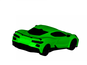 chevrolet corvette stingray 2020 3D Model