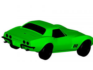 chevrolet corvette 1968 3D Model