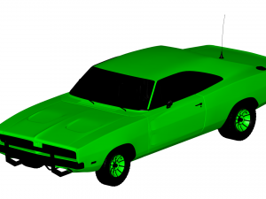 dodge charger 1969 3D Model