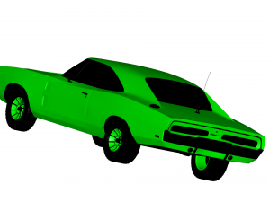 dodge charger 1969 3D Model