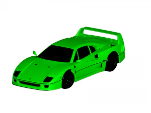 Ferrari F40 Modello 3D