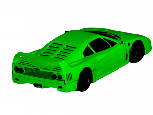 ferrari f40 3Dモデル
