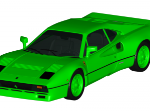 ferrari 288 gto 1984 3D Модель