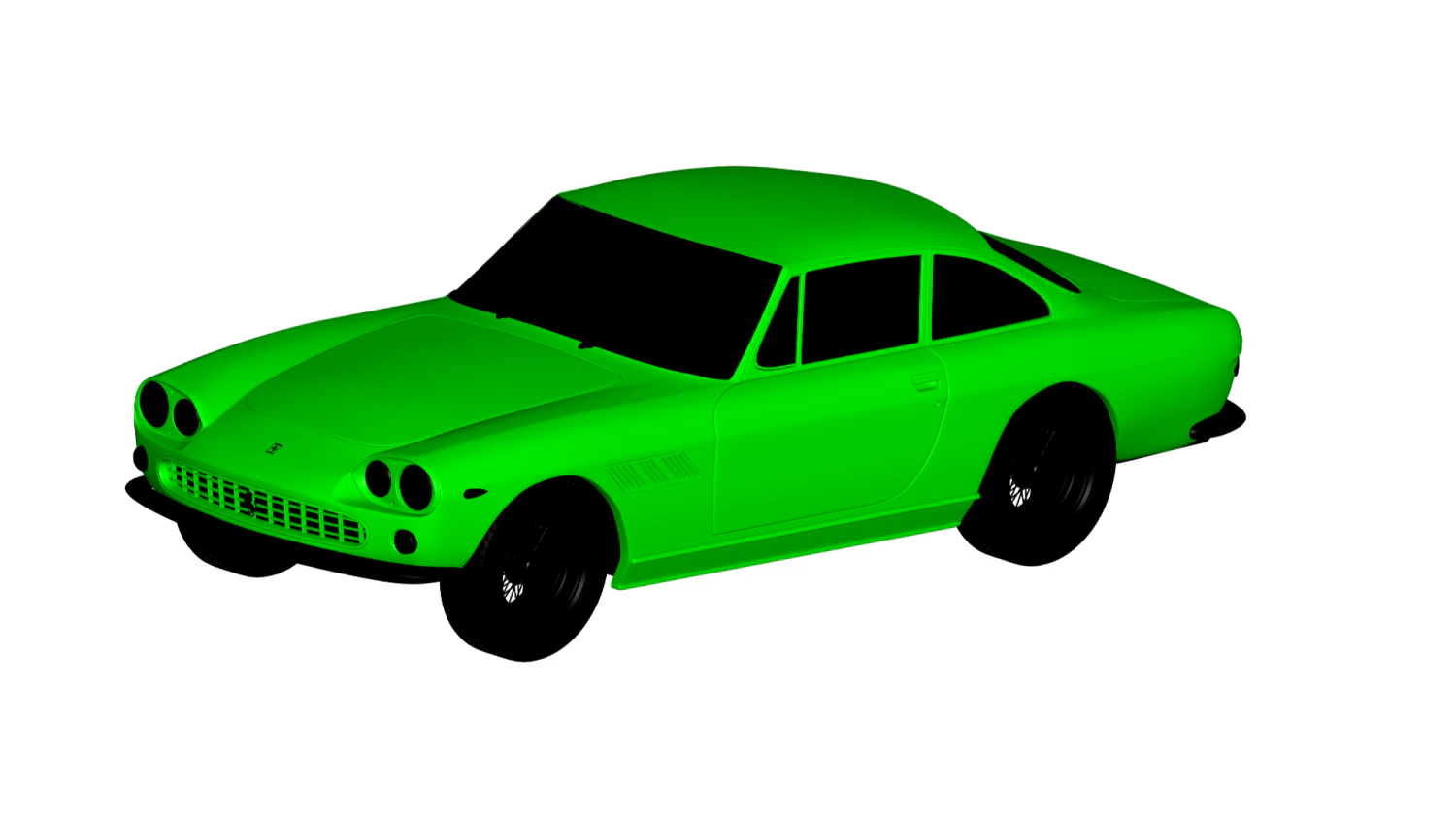 ferrari 330 gt 1965 3D Model .c4d .max .obj .3ds .fbx .stl .blend 