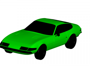 ferrari 365 daytona 1972 3D Model
