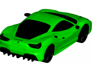 ferrari 488 gtb 2016 Modelo 3D