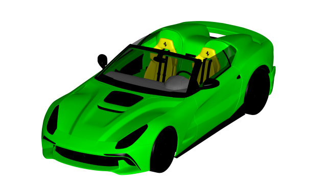 ferrari f1 roadster 2014 3D Modell .c4d .max .obj .3ds .fbx .stl .blend