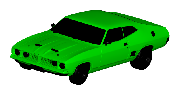 fordd falcon 1973 3D 模型 .c4d .max .obj .3ds .fbx .stl .blend 