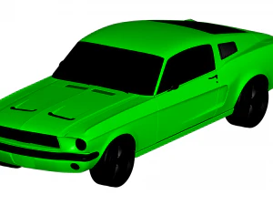 Mustang 1967 Modello 3D