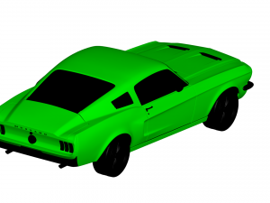 mustang 1967 3D Model