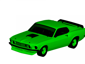 mustang 1969 3D Model