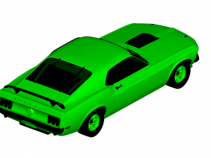 mustang 1969 3D Model
