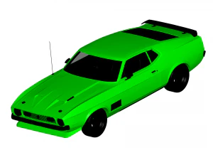 Mustang 1971 Modello 3D