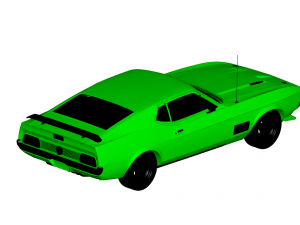 mustang 1971 3D-Modell