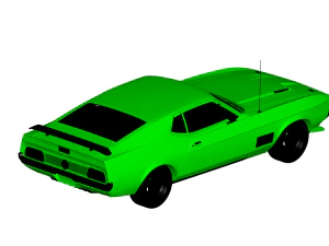 mustang 1971 3D Model