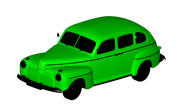 tudor 1942 3Dモデル .c4d .max .obj .3ds .fbx .stl .blend 
