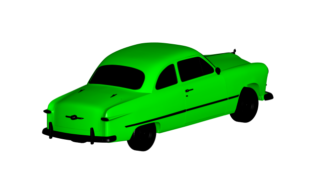 club coupe 1949 Modello 3D .c4d .max .obj .3ds .fbx .stl .blend 